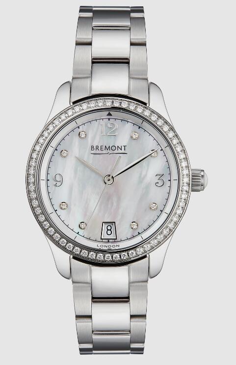 Bremont SOLO LADY K Steel White Dial Replica Watch